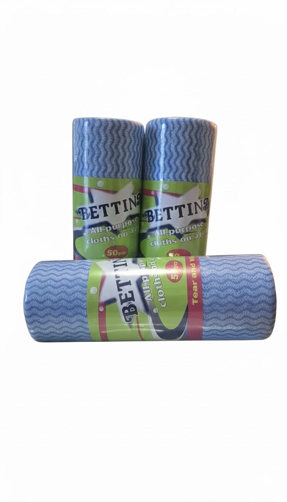 Bettina All purpose cleaning cloths- 50 individual cloths