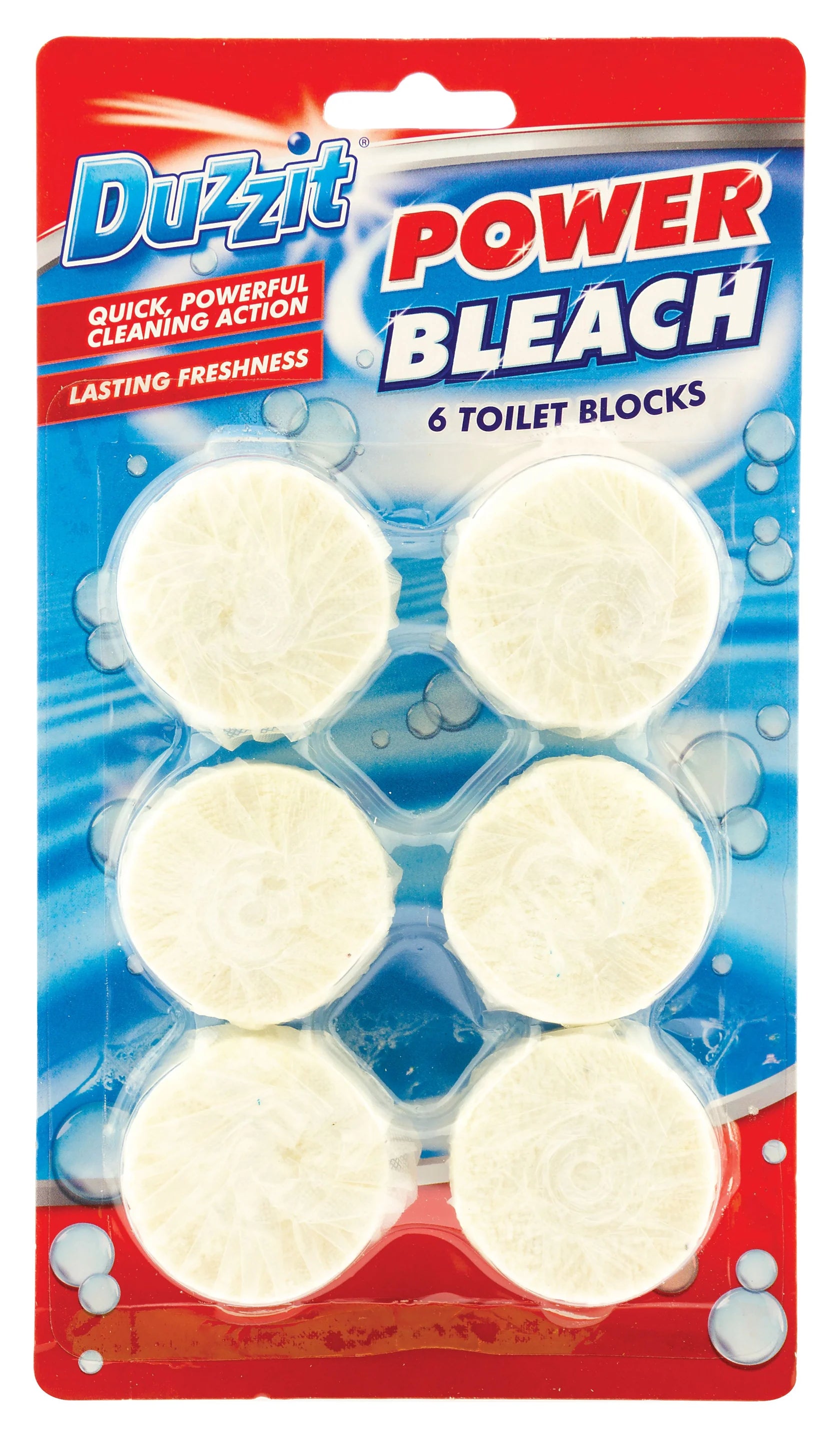 Duzzit Power Bleach Toilet Blocks – Pack of 6