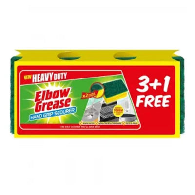 Elbow Grease Heavy Duty Handgrip Scourers – 3 + 1 Free