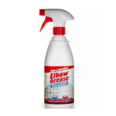 Elbow Grease Mould & Mildew Stain Remover – Powerful Bathroom & Tile Cleaner
